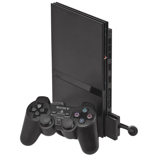 Sony Playstation 2 PS2 Slimline Black Console