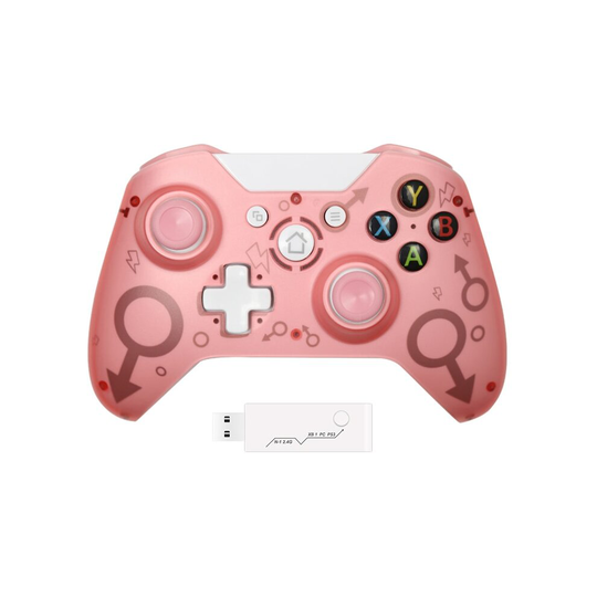 (PINK) XboxOne Wireless Controller 2.4G + Dongle