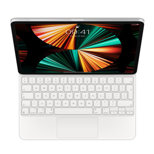 Apple 12.9-inch iPad Pro Magic Keyboard MJQL3 2021 - White (US English)