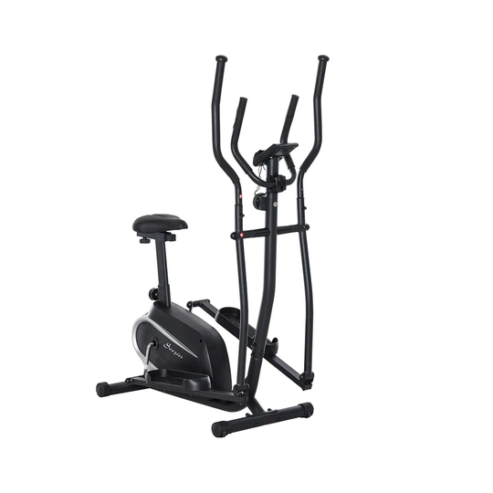 HOMCOM Exercise Training Bike w/ Flywheel & Digital Monitor for Home Office