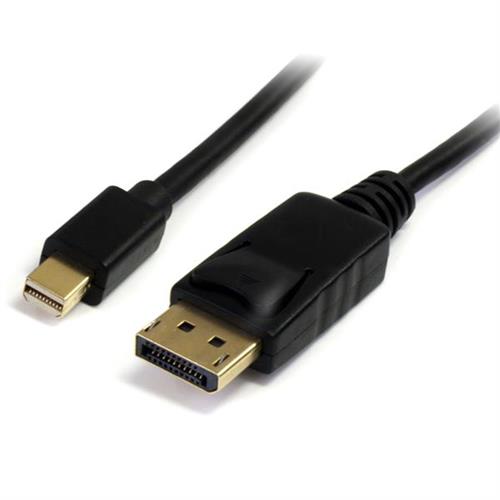 StarTech.com 1m (3ft) Mini DisplayPort to DisplayPort 1.2 Cable - 4K x 2K UHD Mini DisplayPort to DisplayPort Adapter Cable - Mini DP to DP Cable for Monitor - mDP to DP Converter Cord