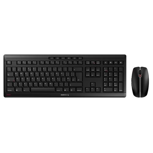 CHERRY STREAM DESKTOP Wireless Keyboard & Mouse Set Black USB (AZERTY - FR)