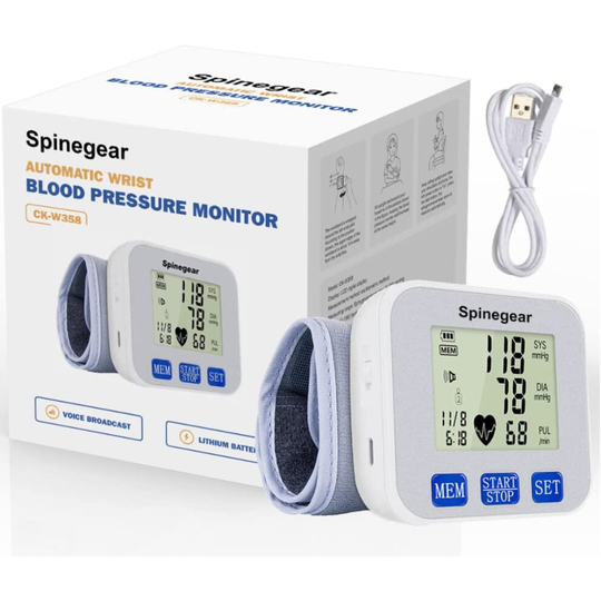 Rechargeable Blood Pressure Monitor for Home use UK NHS Accepted CE Approved Digital Wrist Cuff BP Machine