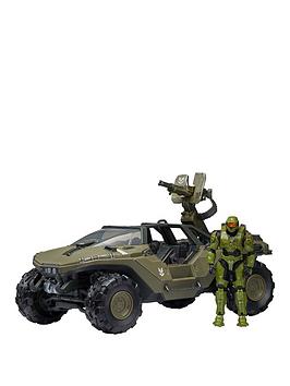 Halo 4 Inch Figure &Amp; Vehicle - Warthog &Amp; Master Chief
