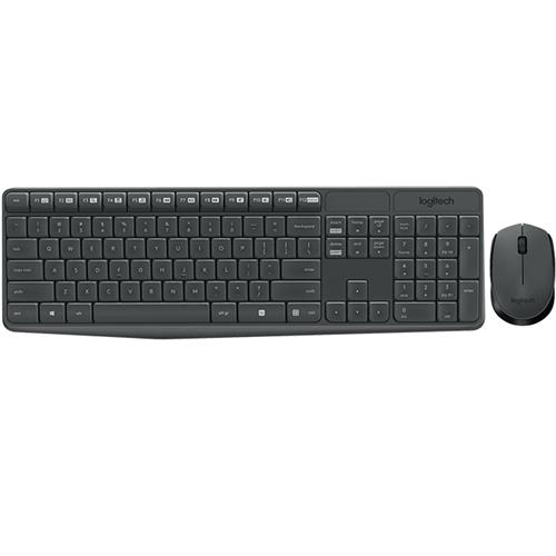 Logitech MK235 keyboard Mouse included RF Wireless Bulgarian Grey