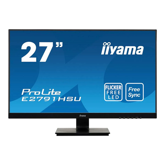 Iiyama Prolite E2791HSU-B1Computer Monitor - Black
