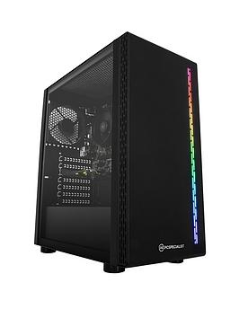 Pc Specialist Fusion A3 Pc Gaming Desktop Base Unit - Amd Athlon 3000G, 8Gb Ram, 128Gb Ssd &Amp; 1Tb Hdd