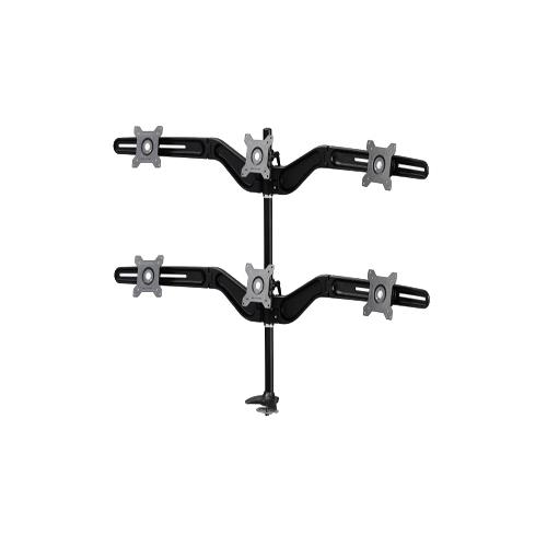 Amer AMR6P flat panel desk mount 61 cm (24") Bolt-through Black