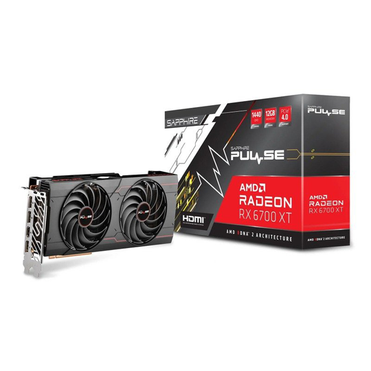 Sapphire Radeon RX 6700 XT 12GB PULSE Graphics Card