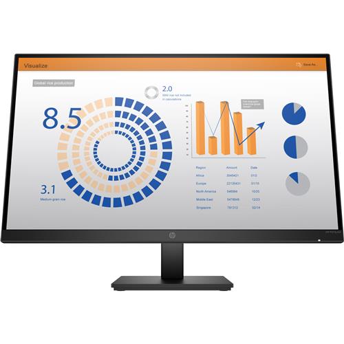 HP P27q G4 QHD Height Adjust Monitor 68.6 cm (27") 2560 x 1440 pixels Quad HD LED Black