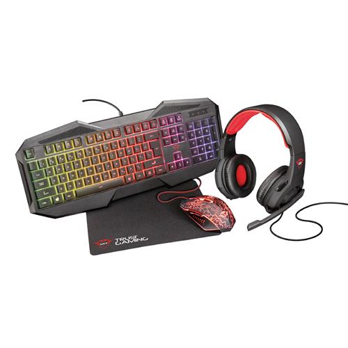 Trust GXT 788RW keyboard Mouse included Black