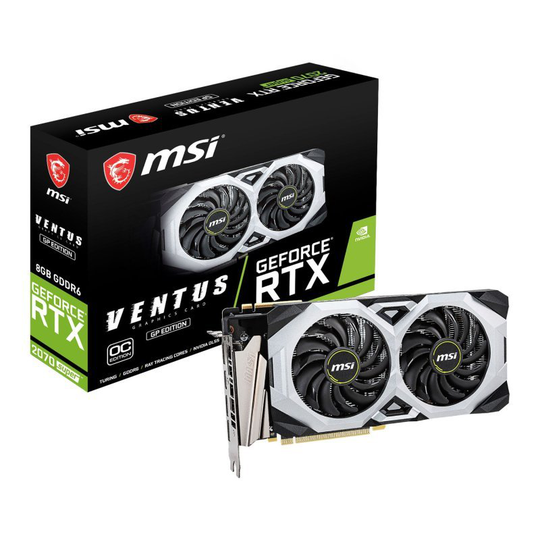 Exdisplay Msi GeForce Rtx 2070 Super 8GB Ventus Gp Oc Graphics Card