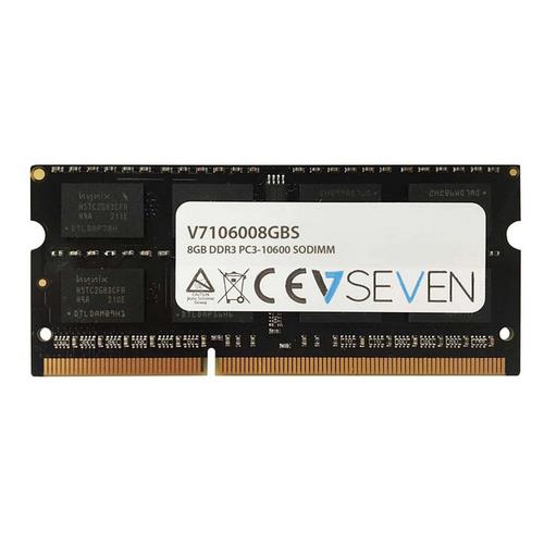 V7 8GB DDR3 PC3-10600 - 1333mhz SO DIMM Notebook Memory Module - V7106008GBS