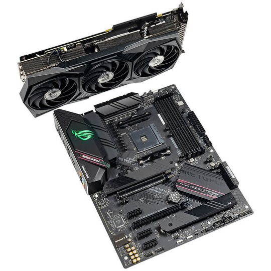 AlphaSync Asus Rog Strix B550-F Gaming DDR4 Atx Motherboard Rtx 3070Ti Customer Pc Bundle