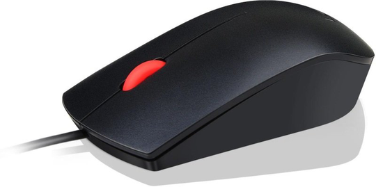 Lenovo Essential Wired Mouse, Black