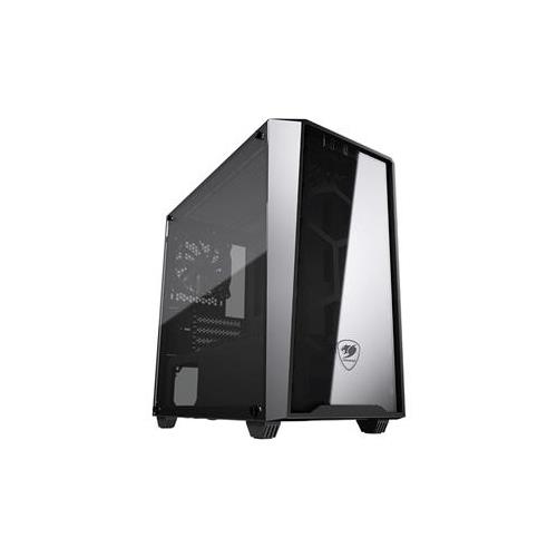 COUGAR Gaming MG120-G Mini Tower Black Silver Transparent