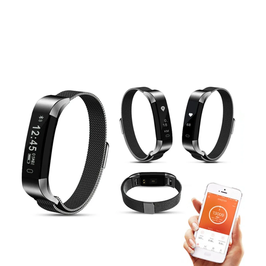 Aquarius AQ115HR Heart Rate Fitness Tracker - Black