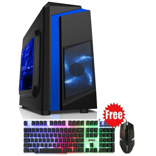 CiT F3 Blue RGB PC Intel Core i5 2nd Gen 8GB 500GB W10 Home +G11 KB/M