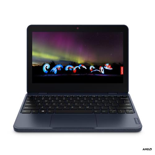 Lenovo 100w 3015e Notebook 29.5 cm (11.6") HD AMD 3000 4 GB DDR4-SDRAM 128 GB eMMC Wi-Fi 5 (802.11ac) Windows 11 S Blue