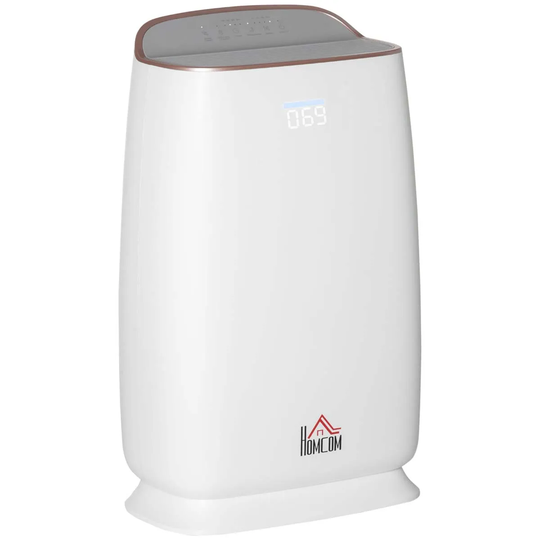 Homcom Air Purifier & Monitor With 3-stage Filtration System