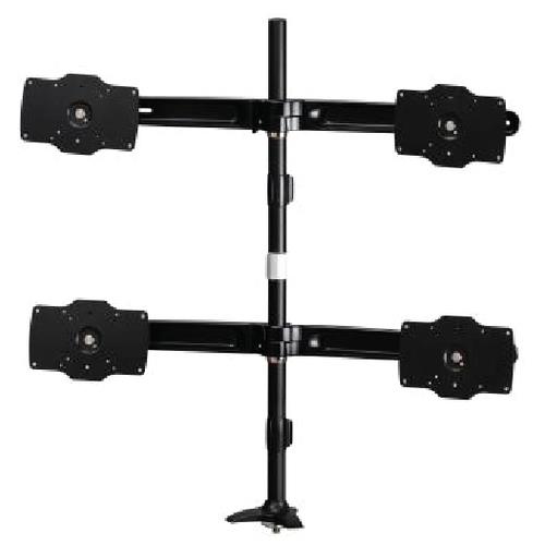 Amer AMR4P32 flat panel desk mount 81.3 cm (32") Bolt-through Black