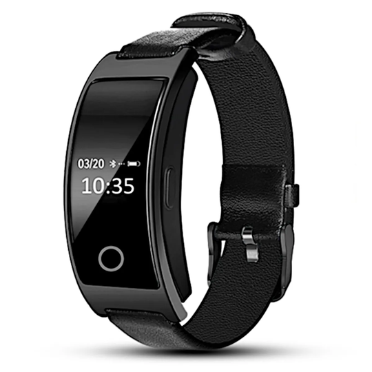Aquarius AQ133 Fitness tracker With Heart Rate & Blood Pressure Monitor - Black and Silver