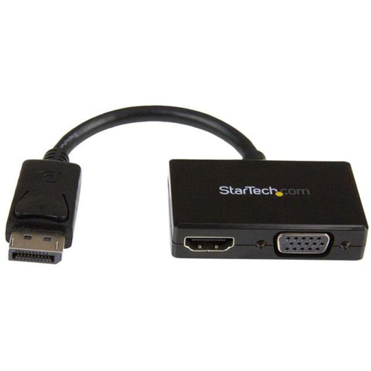 StarTech.com 2 in 1 DisplayPort Adapter - 1080p - DisplayPort to HDMI and VGA