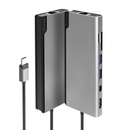 ALOGIC ULDPLSV2-SGR notebook dock/port replicator Wired USB 3.2 Gen 1 (3.1 Gen 1) Type-C Black Grey