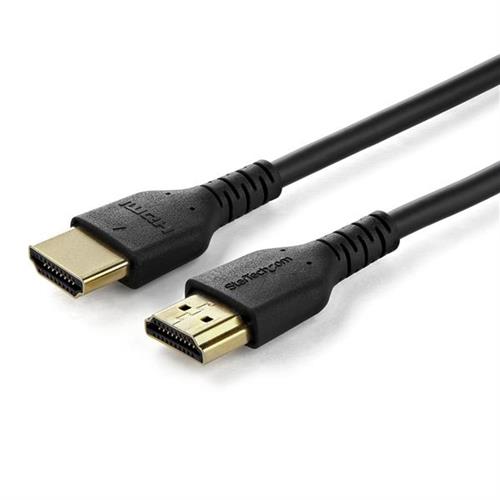 StarTech.com 3ft (1m) Premium Certified HDMI 2.0 Cable with Ethernet - Durable High Speed UHD 4K 60Hz HDR - Rugged M/M HDMI Cord with Aramid Fiber - TPE - Ultra HD Monitors TVs & Displays