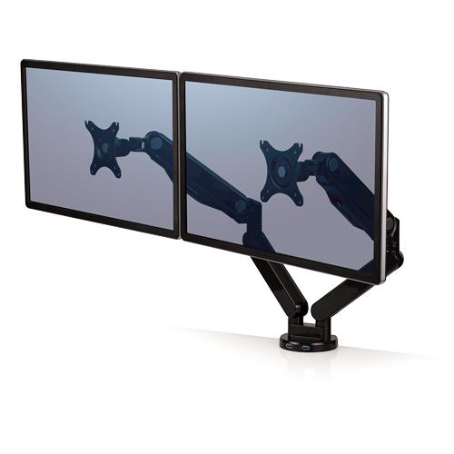 Fellowes Platinum Series Dual Monitor Arm - Black