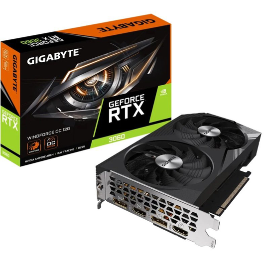 Gigabyte GeForce RTX 3060 12GB WINDFORCE OC Graphics Card