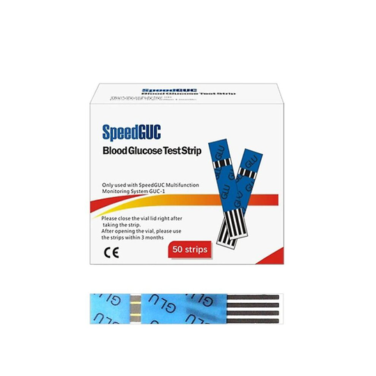 (50 Blood Sugar Test Strips) 3 In 1 Multifunction Home Use Blood Glucose Meter