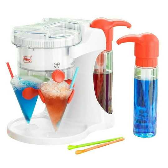 Neo Ice Shaver & Snow Cone Slushy Machine - White
