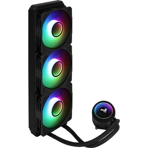 Aerocool MIRAGEL360 Liquid CPU Cooling 3x12cm ARGB Fan TDP 550W Black