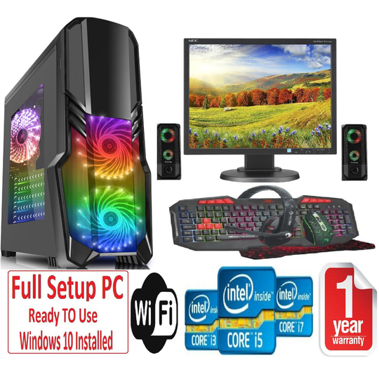 Fast Gaming Bundle+Speakers - i7 16GB RAM 1TB GT710 2GB G FORCE