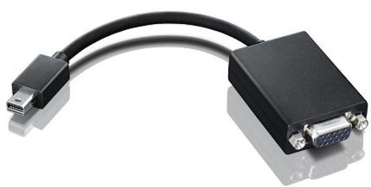 Lenovo - DisplayPort cable - mini-DisplayPort - HD-15 - 20 cm - for Lenovo LS1951, LS2221, LS2251, ThinkPad T430, T530, ThinkVision LT1952, LT2252, LT