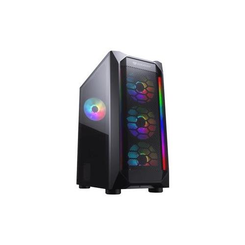 COUGAR Gaming CGR-5VM6B-MESH-G-RGB computer case Midi Tower Black Transparent