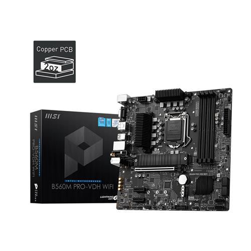 MSI B560M PRO-VDH WIFI motherboard Intel B560 LGA 1200 micro ATX