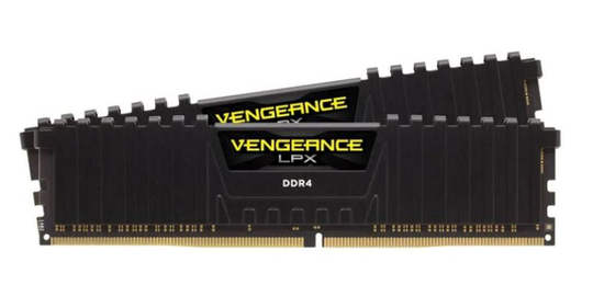 Corsair LPX 16GB (2 x 8GB) DDR4 3600 C18 (PC4-28800) 1.35V Desktop Memory - Black