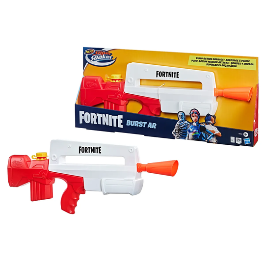 Nerf Super Soaker Fortnite Burst AR Water Blaster with Pump-Action Soakage