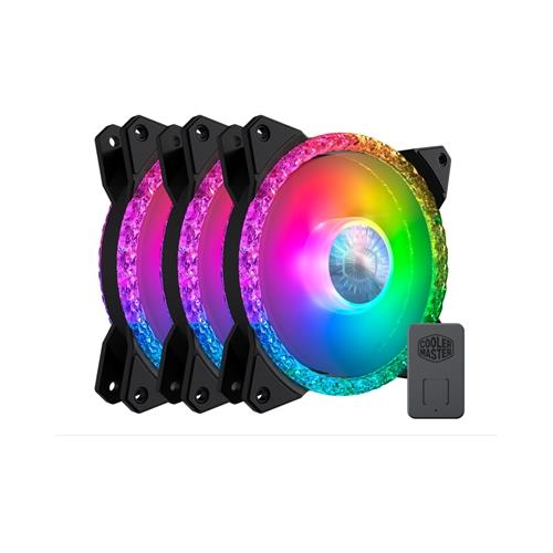 Cooler Master MasterFan MF120 Prismatic 3 IN 1 Computer case Fan 12 cm Black 3 pc(s)