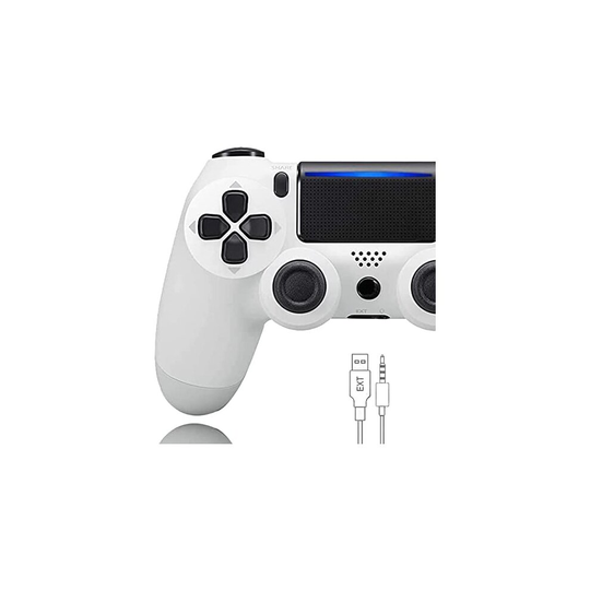 Wireless Controller for PS4, Bluetooth Gamepad, Dual Motor 800mAh Battery Game Remote with Game Joystick/Strong Vibration/Touchpad/Anti-Slip
