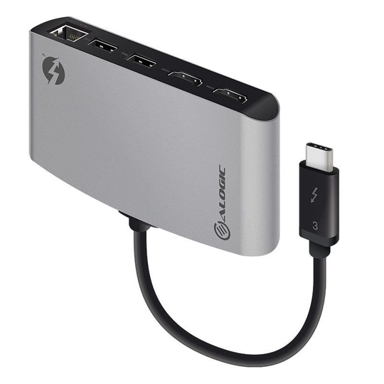ALOGIC ThunderBolt 3 Dual HDMI PORTABLE Docking Station with 4K