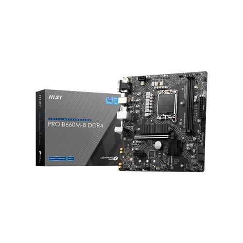 MSI PRO B660M-B DDR4 motherboard Intel B660 LGA 1700 micro ATX