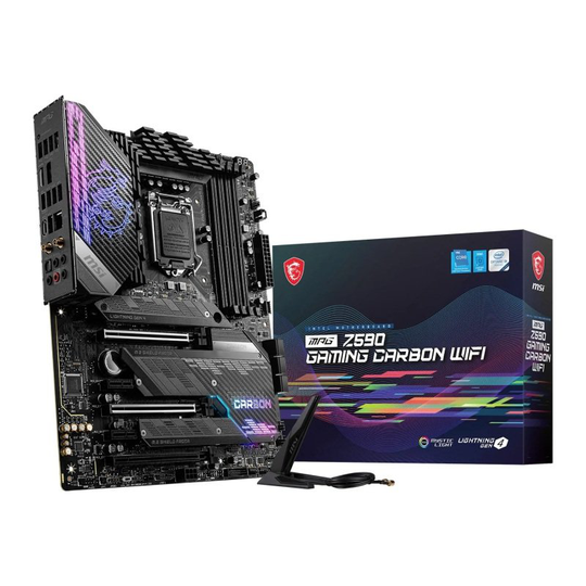 Msi Mpg Z590 Gaming Carbon Wifi Atx Motherboard
