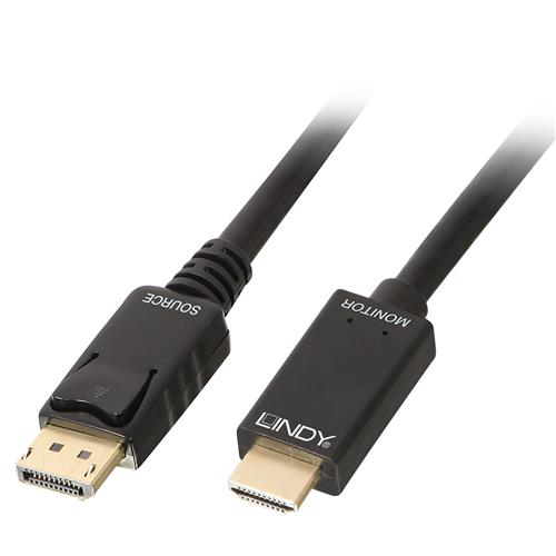 Lindy 2m DisplayPort to HDMI 10.2G Cable