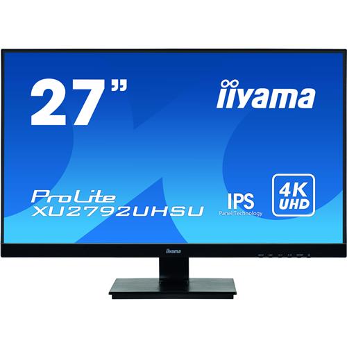 iiyama ProLite XU2792UHSU-B1 LED display 68.6 cm (27") 3840 x 2160 pixels 4K Ultra HD Black