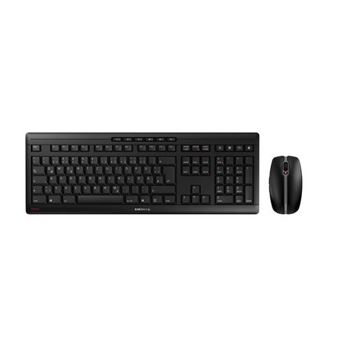 CHERRY Stream Desktop Recharge keyboard RF Wireless QWERTY English Mouse included Black