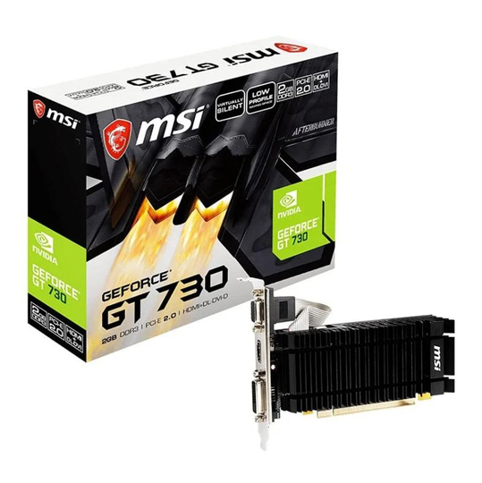 Exdisplay Msi GeForce Gt 730 2GB Lp V1 Graphics Card