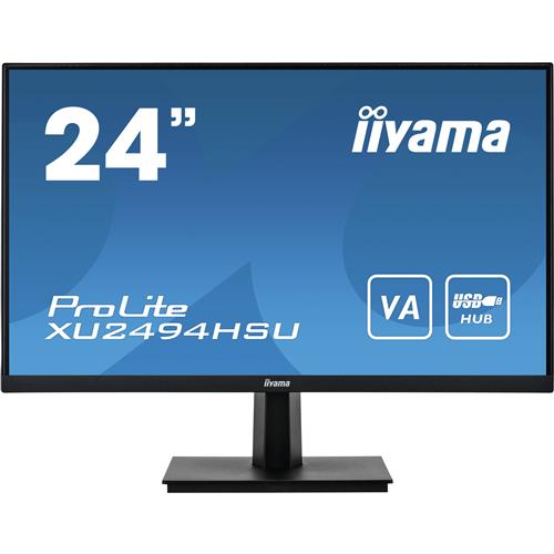 iiyama ProLite XU2494HSU-B1 computer monitor 60.5 cm (23.8") 1920 x 1080 pixels Full HD Black